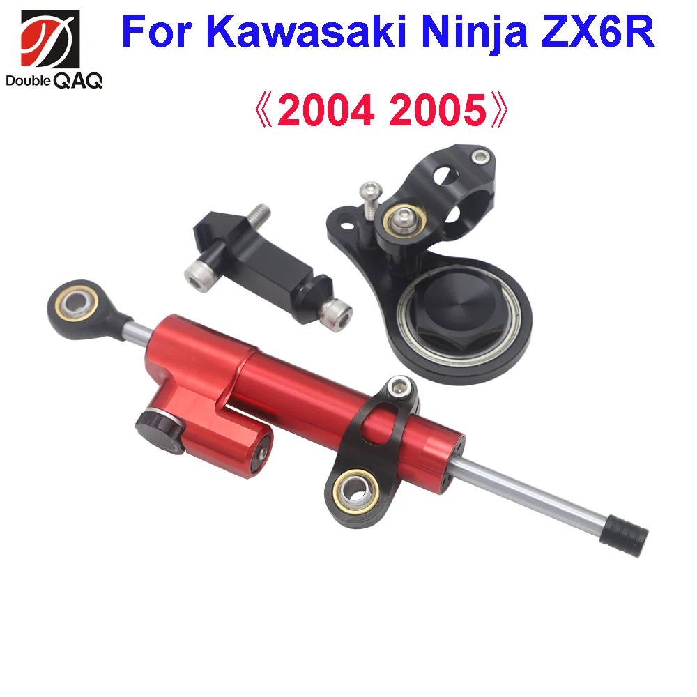 ZX-6R Steering Stabilize Damper Bracket Mount Motorbike Motorcycle For Kawasaki Ninja ZX6R 2005 2006 | Автомобили и мотоциклы