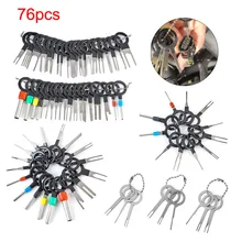 41 59 76 adet araba Pin Extractor kaldır aracı Set terminali ejektör kiti tel sıkma çektirme Pinout konektörü tamir araçları dropshipping