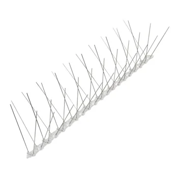 

5pcs Balcony Factory Railling Easy Apply Bird Spike Wall Fence UV Resistant Repeller Pest Stop Stainless Steel Effective Safe