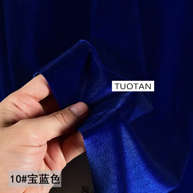 Royal Blue Velvet Fabric