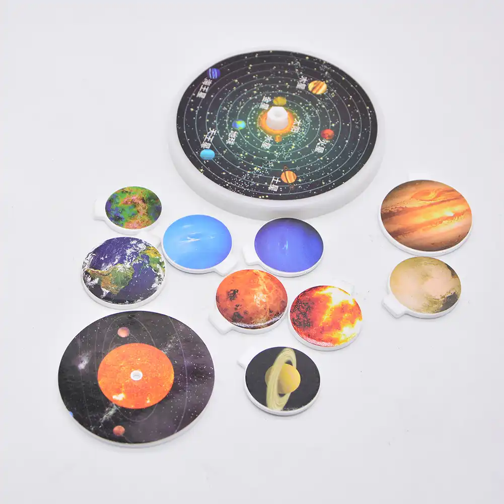 Diy Solar System 9 Major Planets Toy Students School Experiment Project Model Contributes Developing Intellectual Ability