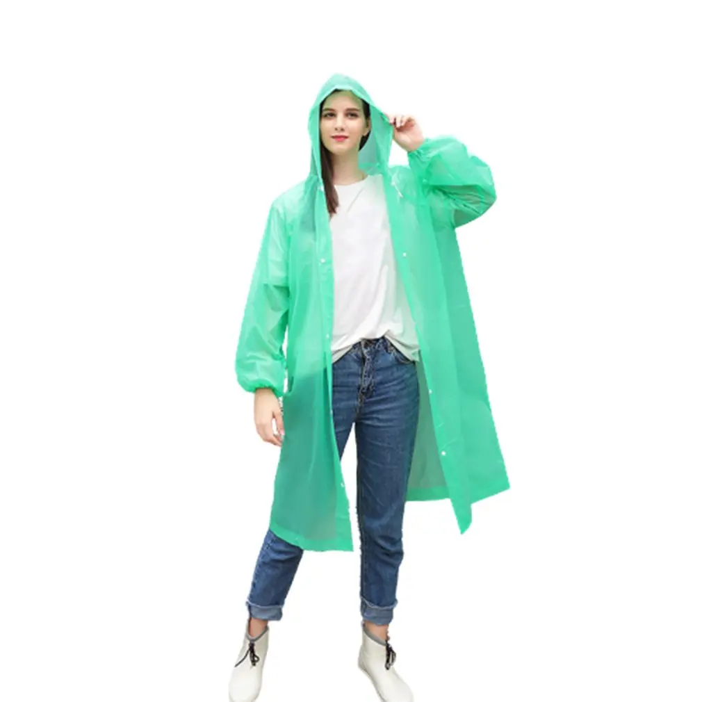Waterproof Thick Disposable Raincoat Fashion Outdoor Hiking Adult Rain