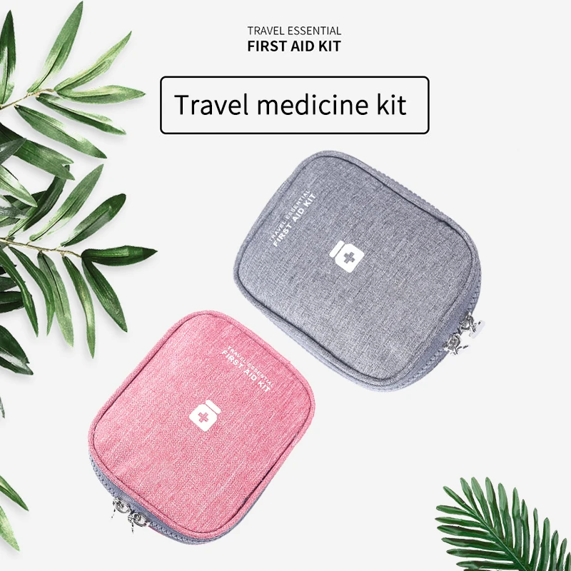 ETG Mini Trousse de Premiers Soins en Plein air Sac de Voyage Paquet de m/édecine Portable Trousse durgence Sacs Sac de Rangement de Pilule Petit Organisateur Rose