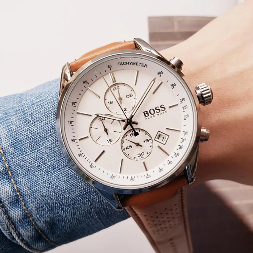 

Relogio Masculino Genuine Leather Watch Men Fashion Quartz Wacth Mens Watches Brand Luxury Leather Business Waterproof Clock