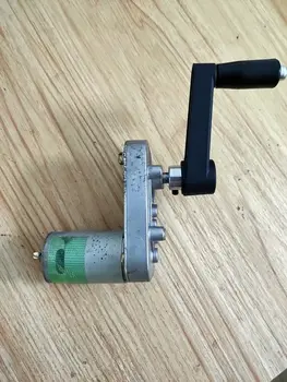 

Old 2.7-30V hand-cranked generator power high torque DC gear Outdoor Emergency General diy7 word