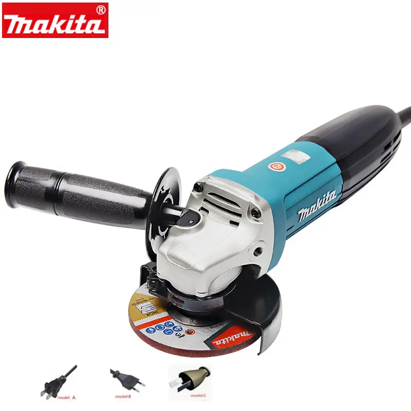 Amoladora angular con interruptor de paleta Makita MAKGA4034L GA4034, 220  240V, 720W|Taladros eléctricos| - AliExpress