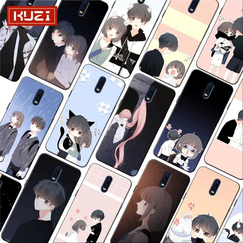 

Phone Case for oneplus one plus 7 pro 7 6 6t 5t Soft silicone Cover cartoon Flipped