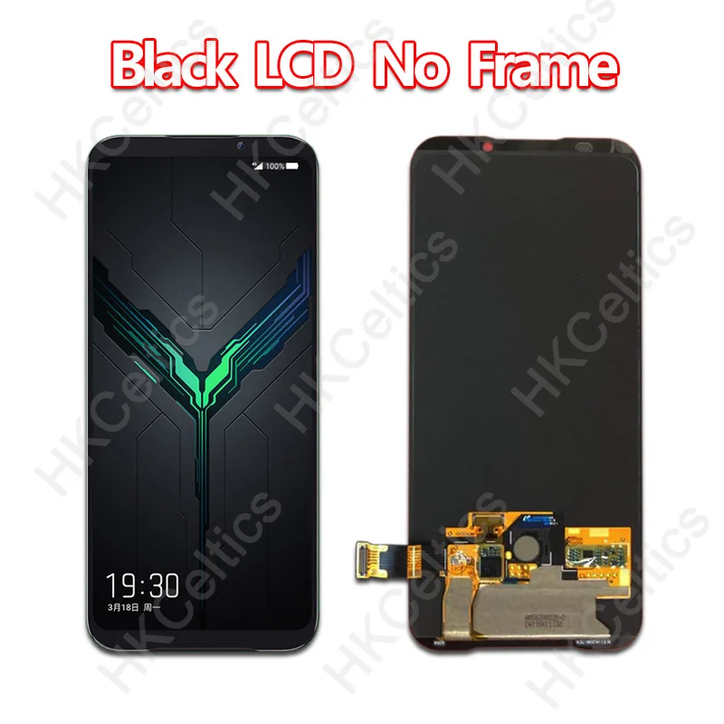 Супер AMOLED 6,3" для Xiaomi Black Shark 2 SKW-H0 SKW-A0/2 Pro DLT-A0 ЖК-дисплей с сенсорным экраном дигитайзер