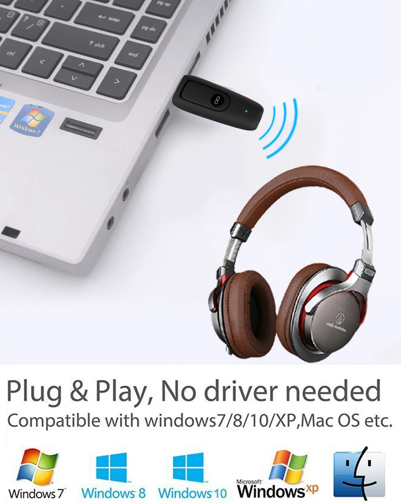 Wireless Bluetooth 5 0 USB RCA Aux 3 5mm Aptx Low Latency Transmitter Adapter For PS4 Adapter For Headphone