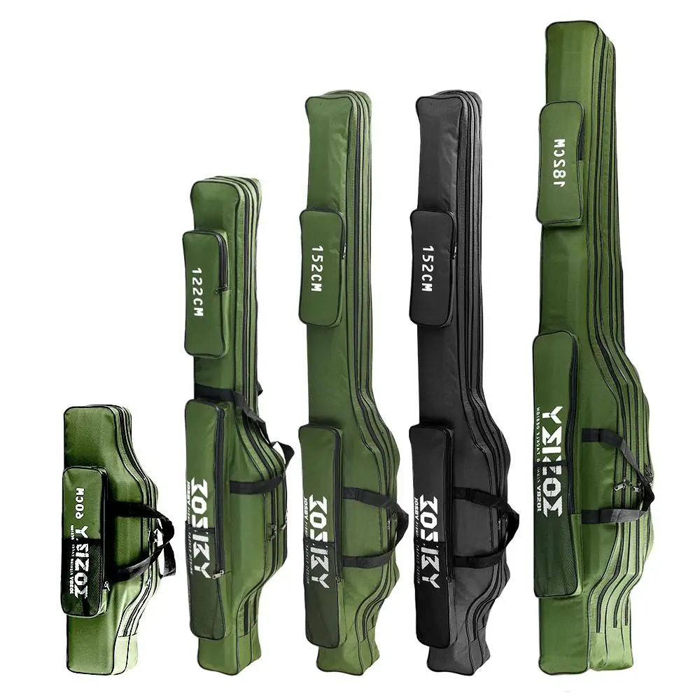 60100122150152180CMCollapsibleOxfordclothFishingRodZipped