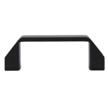 90mm120mm180mm Aluminium Alloy Square Kitchen Cabinet Pull Handles And Knobs Black Furniture Handle For Kitchen Cabinet Drawer