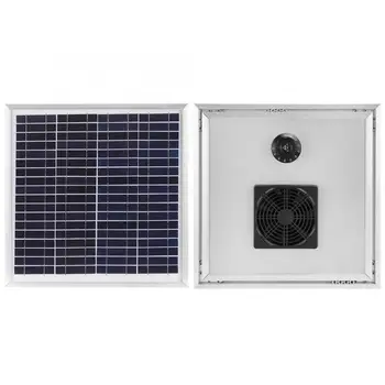 

Roof Ventilator Air Vent 12V 15W Solar Power Panel Exhaust Fan Vent Kit Roof Ventilator for Greenhouse Bathroom Fan