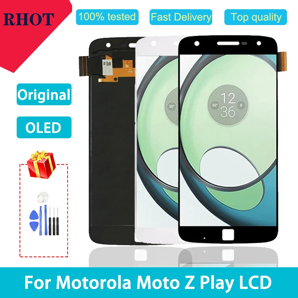 Оригинальный 5 &quotЖК-дисплей для Motorola Moto Z Play ЖК дисплей сенсорным экраном