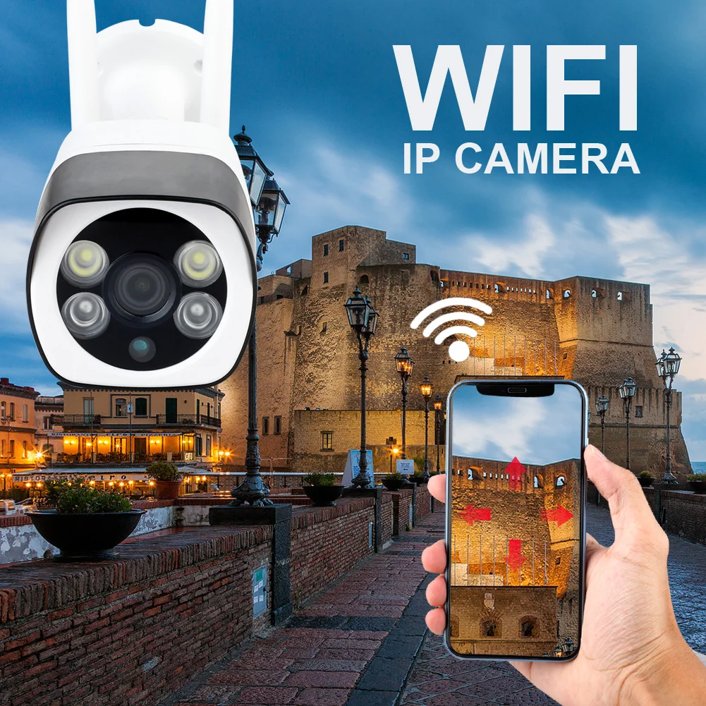 1080p беспроводная камера безопасности умная радионяня IP CCTV камера wifi Открытый водонепроницаемый Ночной монитор для зрения без адаптера
