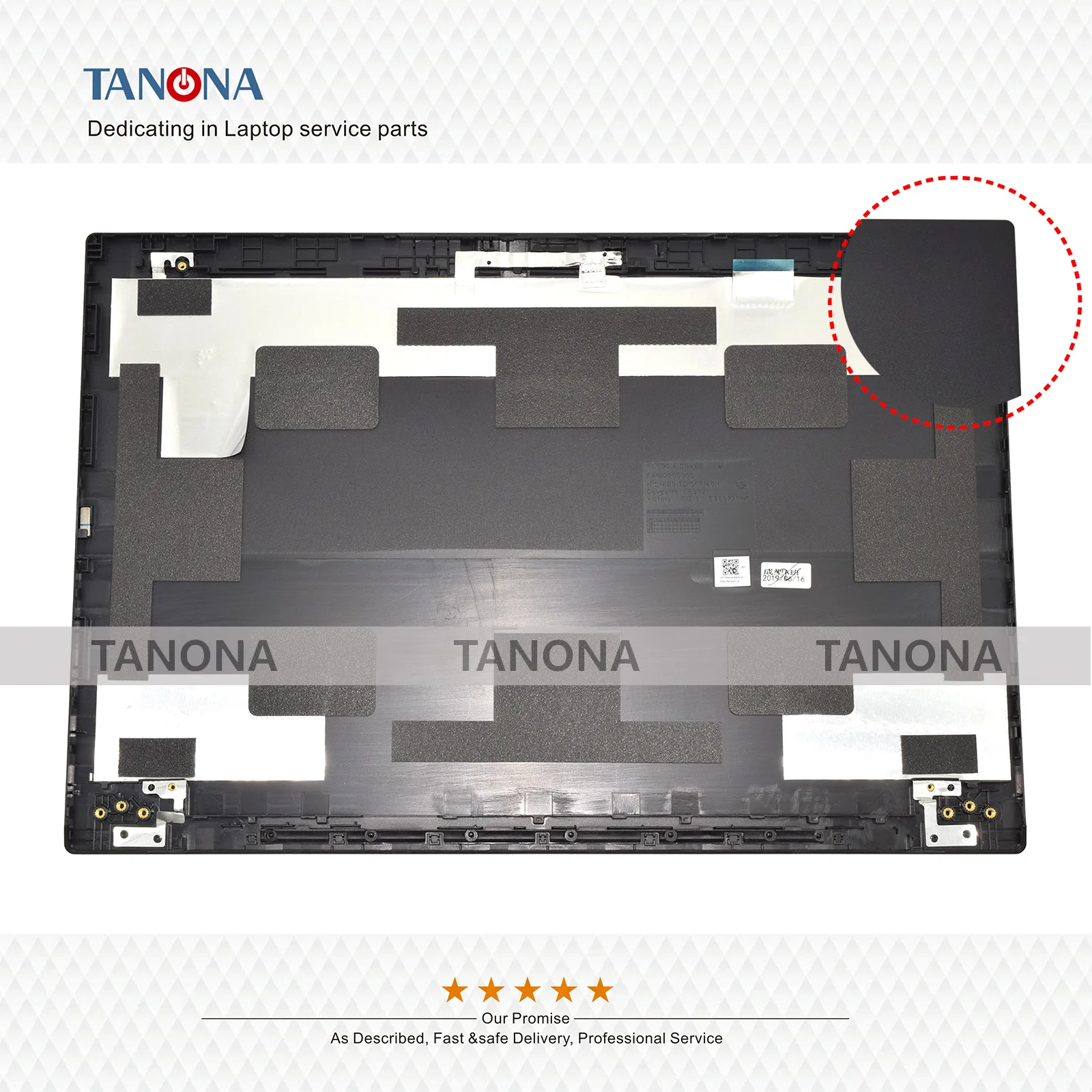 AP1B0000300 02DM310 для lenovo Thinkpad L590 ЖК задняя крышка Топ чехол Корпус Корпуса корпуса КОРПУСА корпуса ноутбука