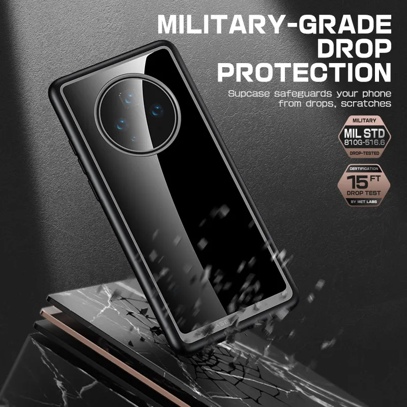 For Huawei Mate 40 Case (2020 Release) SUPCASE UB Style Anti-knock Premium Hybrid Protective TPU Bumper PC Clear Back Cover Huawei dustproof case