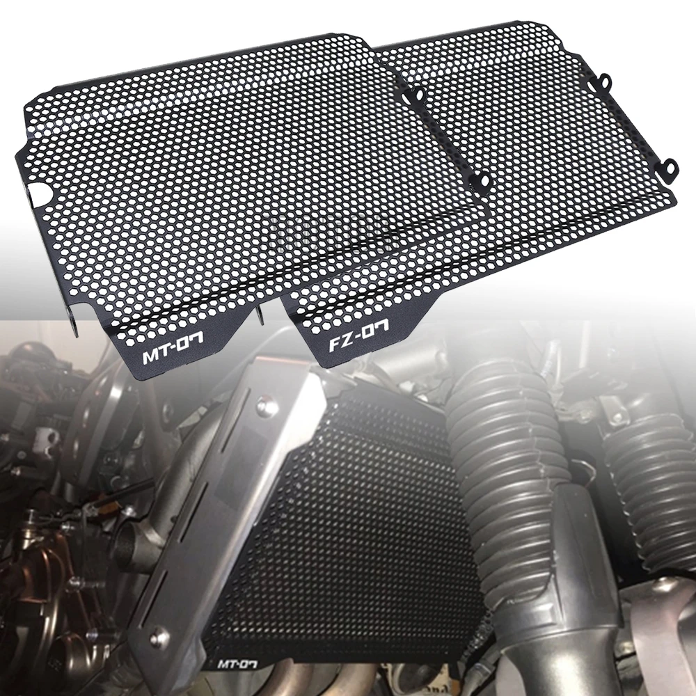 For Yamaha MT-07 FZ-07 MT07 MT FZ 07 2018 2019 2020 2021 FZ07 MT07 Motorcycle Radiator Grille Guard Cover Fuel Tank Protection