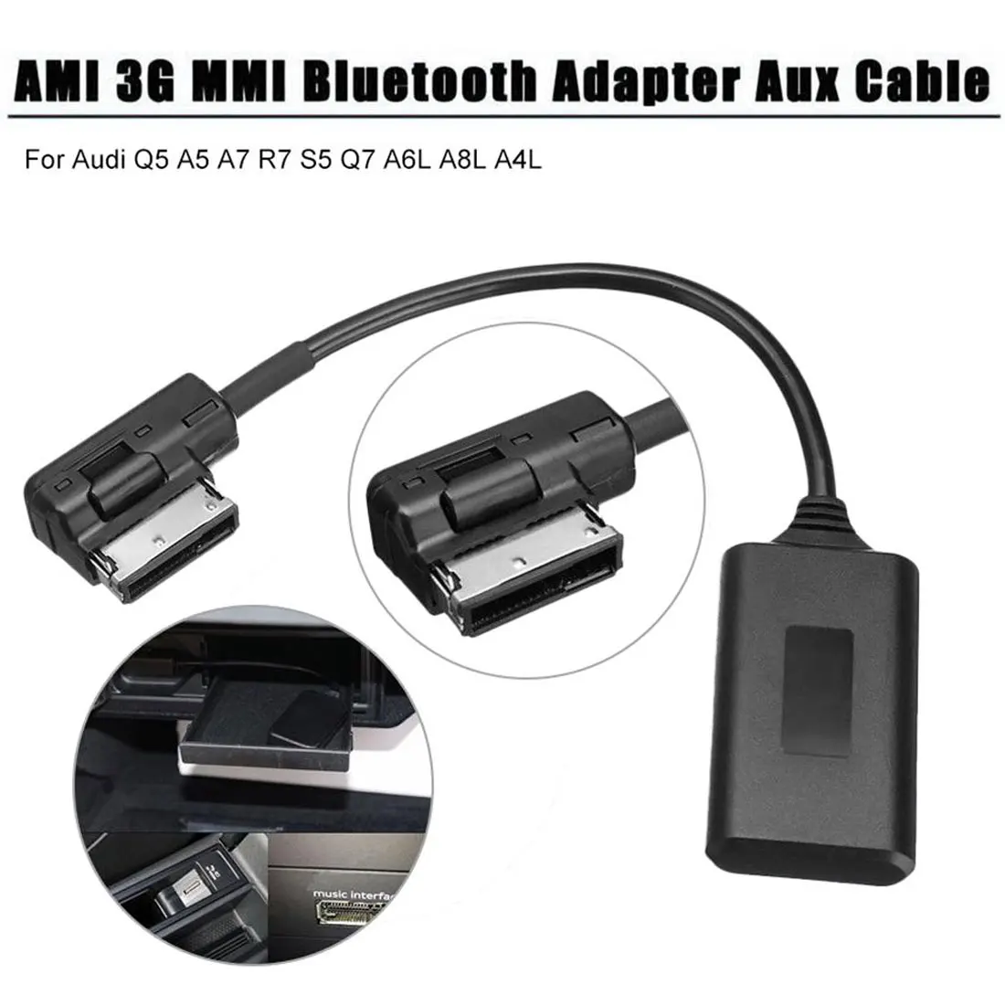 AMI MMI Bluetooth аудио Aux кабель адаптер автомобильный музыкальный интерфейс для Audi A7 R7 S5 Q7 A6L 8L/4L