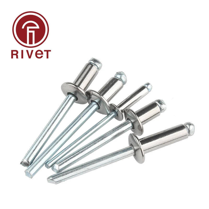 Home Improvement Rivets DIN 15983 M4.8/M5 Stainless Steel And Steel