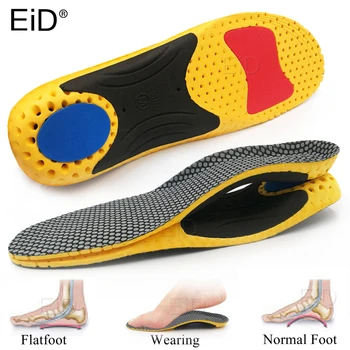 

EiD Orthopedic EVA Arch Support Insole for Flat Feet Men Women Orthopedic Shoe Pad O/X Leg Correction Foot Pain Relief Sole pads