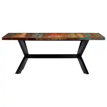 

vidaXL Dining Table 200x100x75 cm Solid Reclaimed Wood