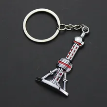 Специальное предложение креативные знаковые здания Шанхай Восточный жемчуг башня Брелок Круг характеристики маленькие подарки Customizabl