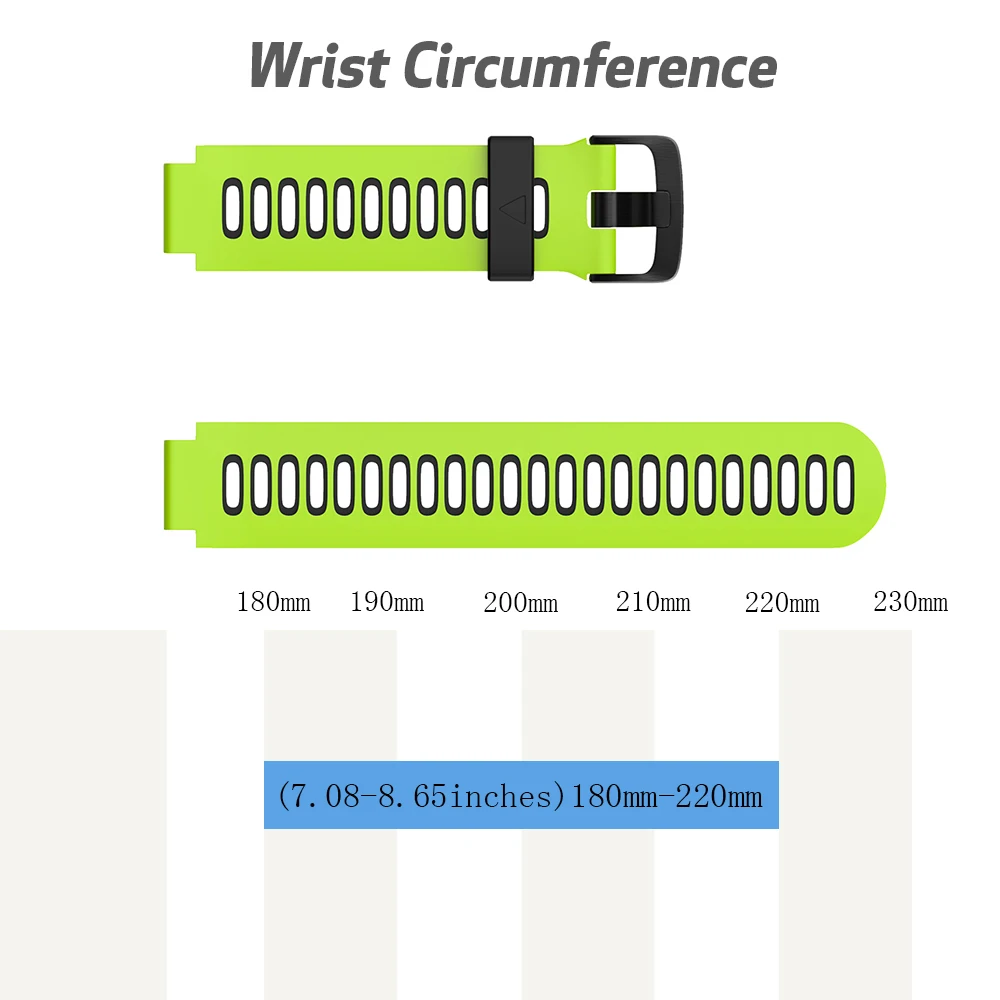 Силиконовый ремешок для часов Garmin Forerunner 735XT 235 220 230 620 630 полосы спортивные браслеты для Garmin Forerunner SmartWatch