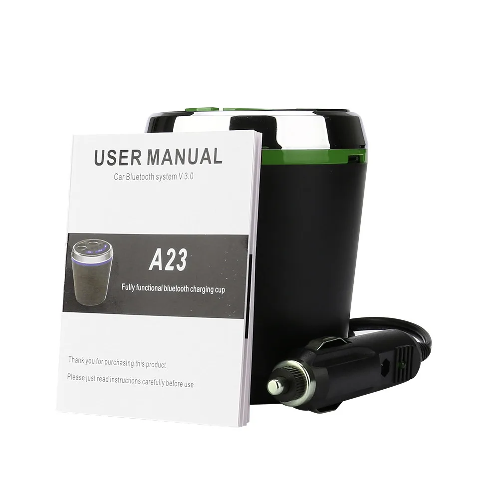 Прямая Bluetooth Светодиодный автомобильного прикуривателя комплект MP3 плеер Динамик 2 Порты и разъёмы USB Зарядное устройство RD Лидер продаж чистый