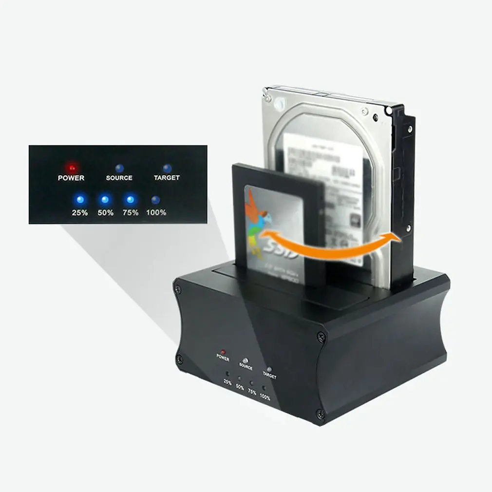 23HD28-RTK двойной жесткий диск Расширенная база eSata USB3.0 концентратор 2," 3,5" SATA IDE HDD Расширенная база для компьютера