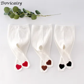 

2020 Spring Baby Leggings Red Heart Leggings for Girls Striped Infant Boys Skinny Leggings