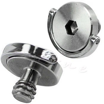 

2019 New 1Pc Hot New D Ring 1/4"-20 Camera Tripod QR Plate Steel Stainless Loading Screw Intelligent Electronic