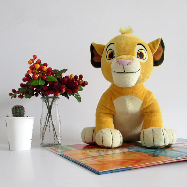 1 шт. 30 см новинка хорошее качество милые сидящие Simba Король Лев Плюшевые игрушки Simba мягкие милые животные куклы для детей Подарки - Цвет: 02
