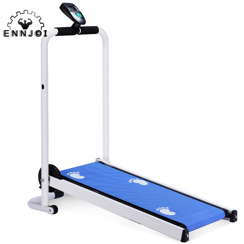 

Mechanical Foldable Treadmill LED Display Jog Space Walk Machine Aerobic Sport Home Fitness Equipment Easy Move