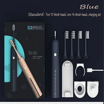 

Full set Powerful Sonic Toothbrush Adult Electric Toothbrush Washable Electronic Whitening USB Rechargeable Automatic Toothbrush