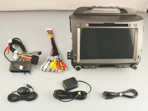 Автомагнитола для Kia Sportage R 2010 2011 2012 2013 Android 2014 с радио DVD GPS навигацией СБ Navi