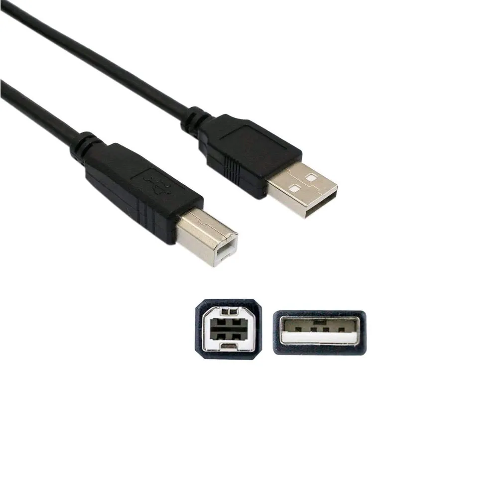 Cavo per stampante USB 2.0 ad alta velocità, alta schermatura e  compatibile, 1.5-3M, cavo per stampante da tipo b a a. - AliExpress