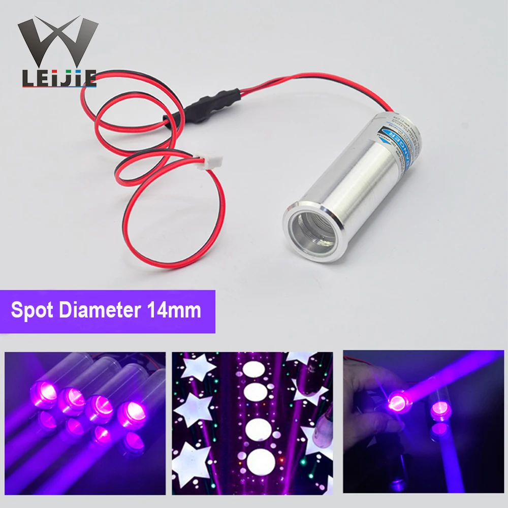 405nm 250mW 22x70mm 2270 Violet/Blue Purple Fat Beam KTV Bar Escape Room Laser Module Wine Display Stand Decorative Show Light 4pcs fat beam 405nm 250mw violet blue dot laser module ktv bar stage lights 3 6v 4 2v