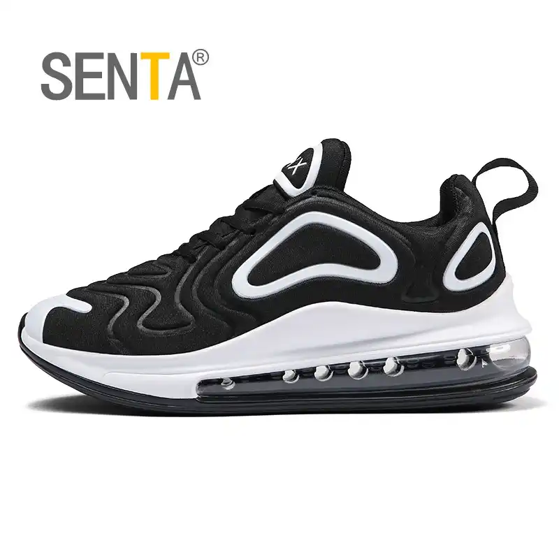 comfortable black running shoes
