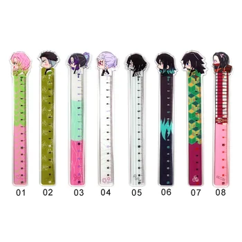 

DEMON SLAYER Cartoon Figure Rulers Amine Tanjirou Nezuko Zenitsu Inosuke Fans Collection