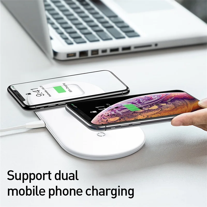 Baseus 3 in 1 Qi Wireless Charger For Apple Watch for iPhone XS X Samsung S10 10W 3 0 Fast Charging For i Watch and Headphone