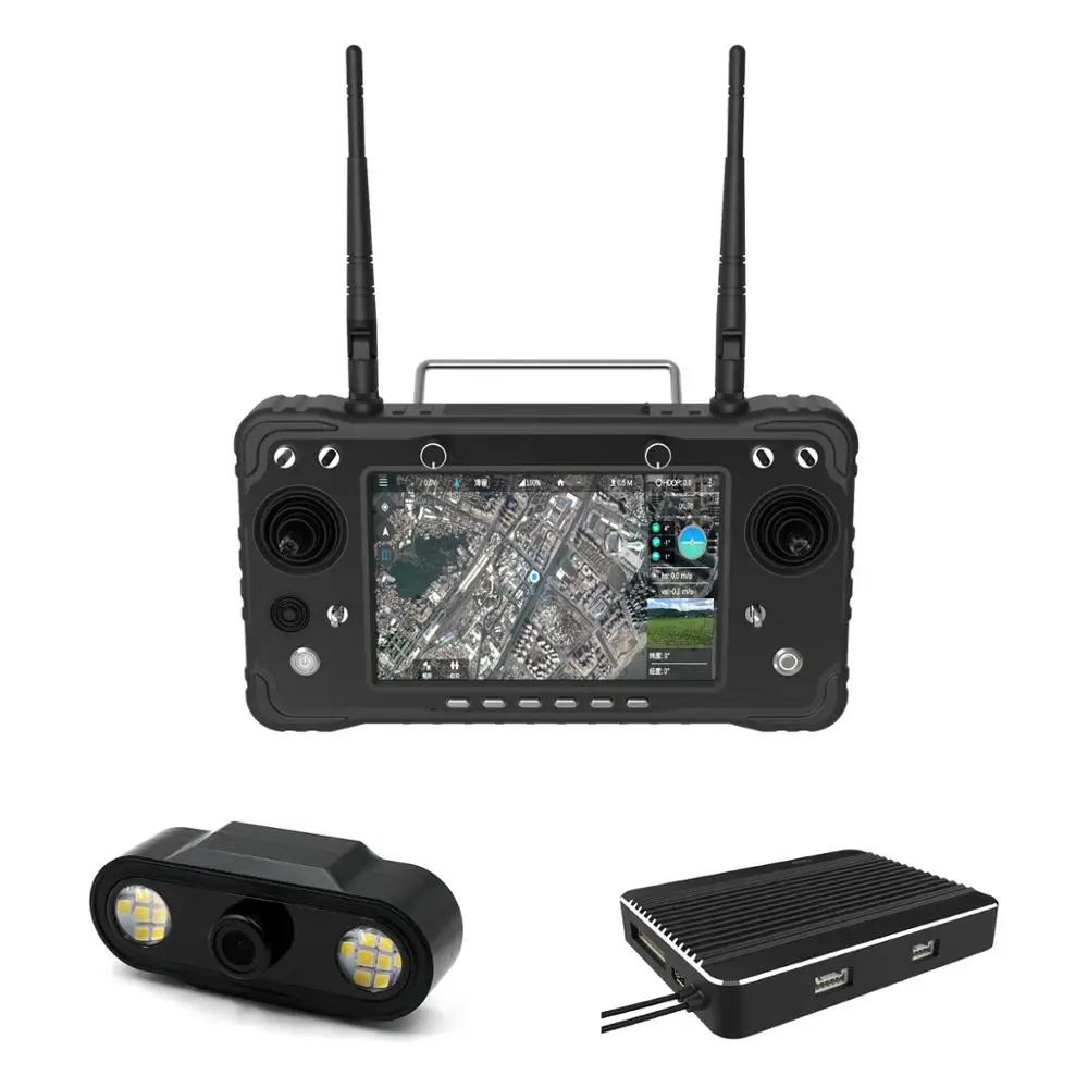 

CUAV Black H16 HD 10km Video Transmission Telemetry Remote Controller Support HDMI For RC Drone Parts pixhawk Flight Controller