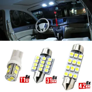

Dome LED Light Map Bulbs Door License Plate Xenon White Car Interior Inside