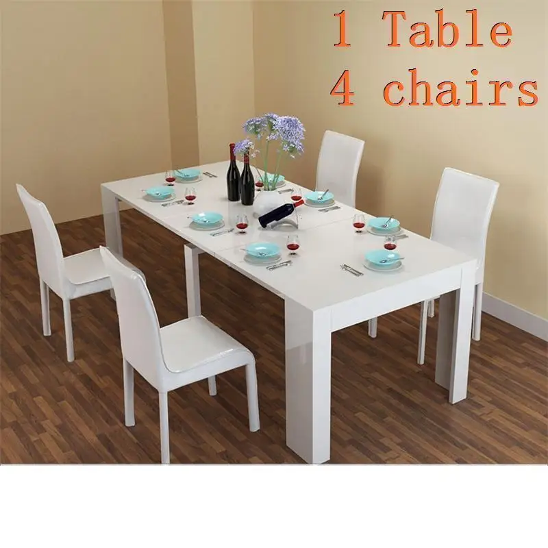 Version C Модерн столешница Da Pranzo Tisch Meja Макан комплект Juego Comedores Mueble деревянный De Jantar стол Меса Comedor табло Обеденная стол - Цвет: Version C