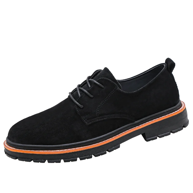 Black Men Shoes Tooling Casual Natural Leather Brand Shoes Men Business Casual Office Formal High Quality Shoes Comfy Zapatos Hombre - Цвет: Black