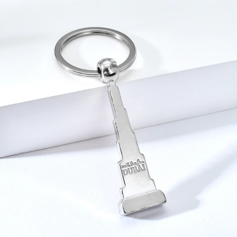 Vicney модный розовый Кристальный брелок для женщин Дубай Бурдж Халифа башня с