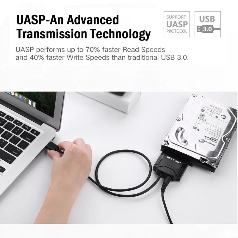 USB 3,0 на SATA адаптер питания для 3,5 дюймов HDD 2,5 дюймов SSD жесткий диск с 12 В 2A AC DC адаптер питания