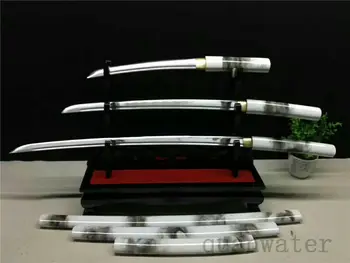 

1060 CARBON STEEL FORGED JAPANESE SAMURAI SWORD SET ( KATANA + WAKIZASHI +TANTO)