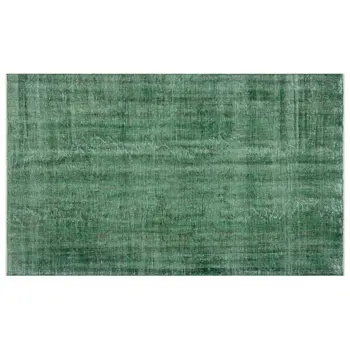 

Handmade Turquoise Vintage Overdyed Turkish Area Rug 145x233 Cm-4'9''X7'8''