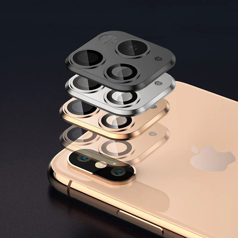 Новинка, наклейка для задней основной камеры для iPhone X XS Max, Задняя накладка, защита для камеры, сменный вид, как для iPhone 11 Pro
