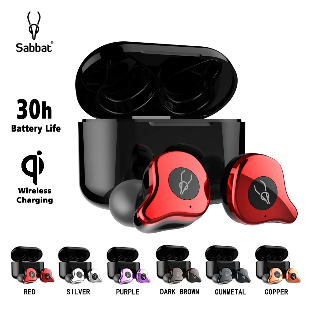 Sabbat E12 Ultra Tws беспроводные s Bluetooth наушники 5,0 Hi-Fi стерео беспроводные наушники спортивные водонепроницаемые наушники чехол для быстрой зарядки